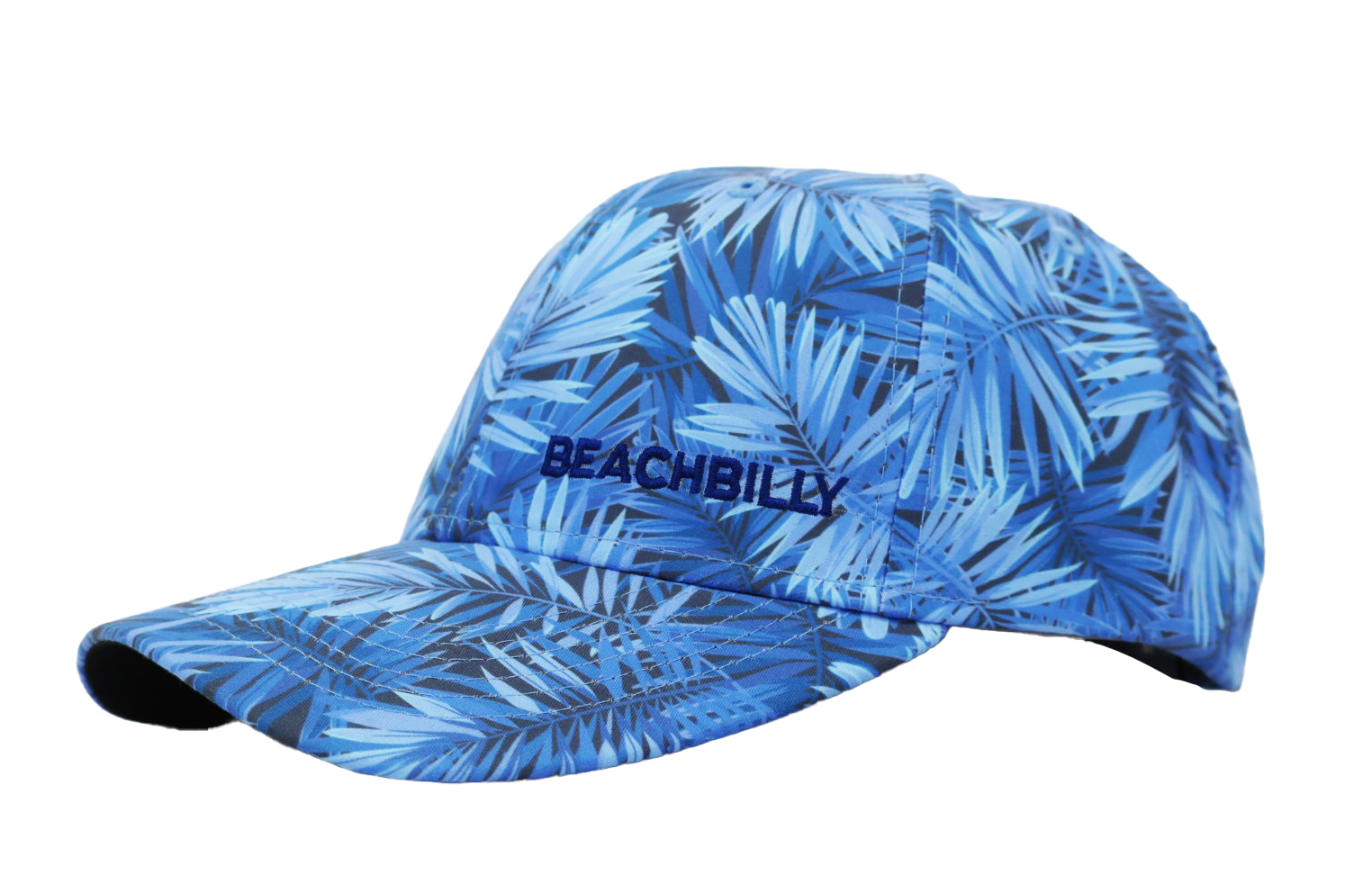 Beachbilly Small Block Logo - Blue Hawaiian Hat