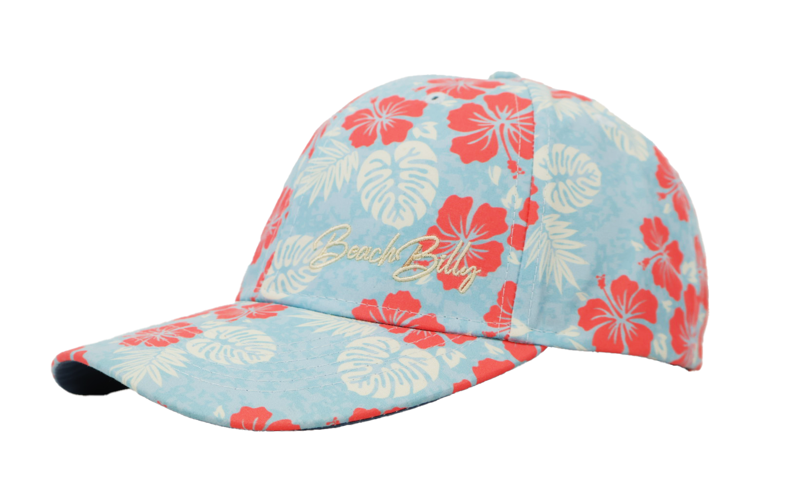 Beachbilly Small Script Logo - Hawaiian Sky Hat