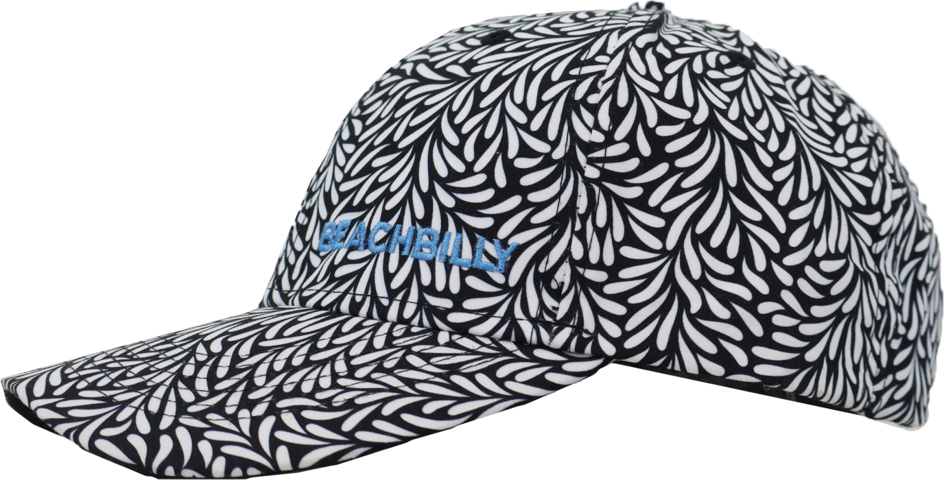 Beachbilly Small Block Logo - Throwback Black hat