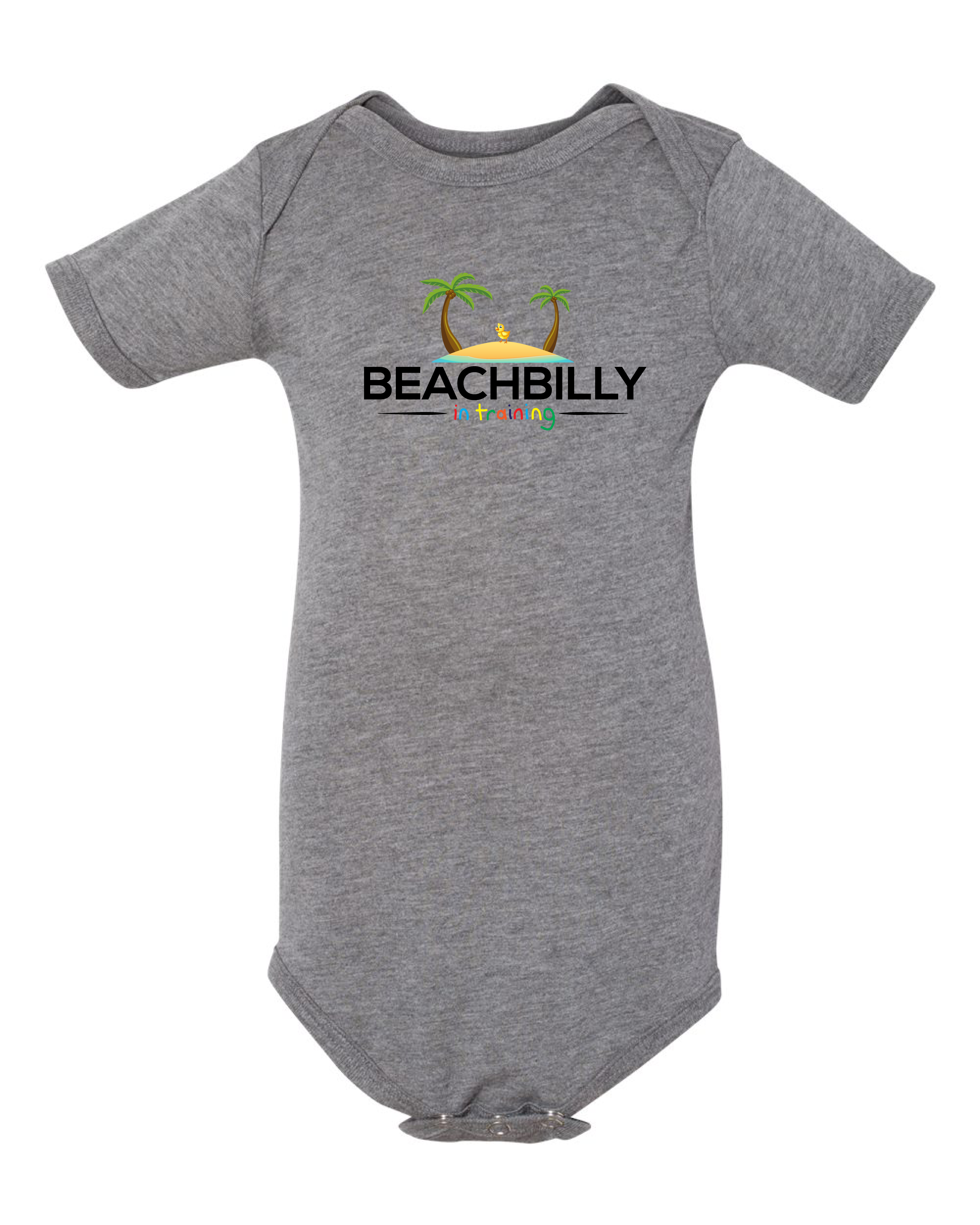 Beachbilly In Training - Baby Chick - Infant Grey Triblend