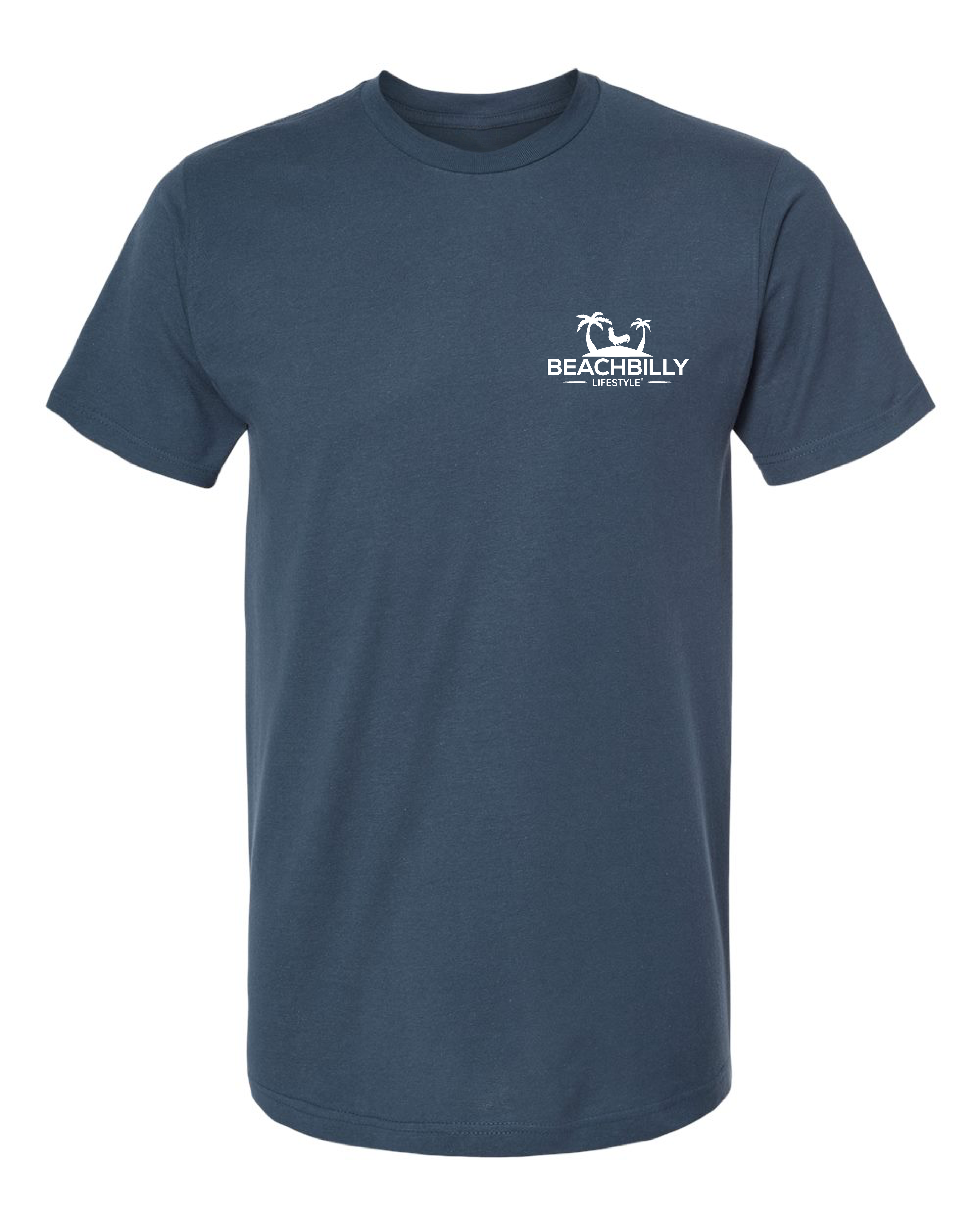 Beachbilly Surfing Rooster - Indigo