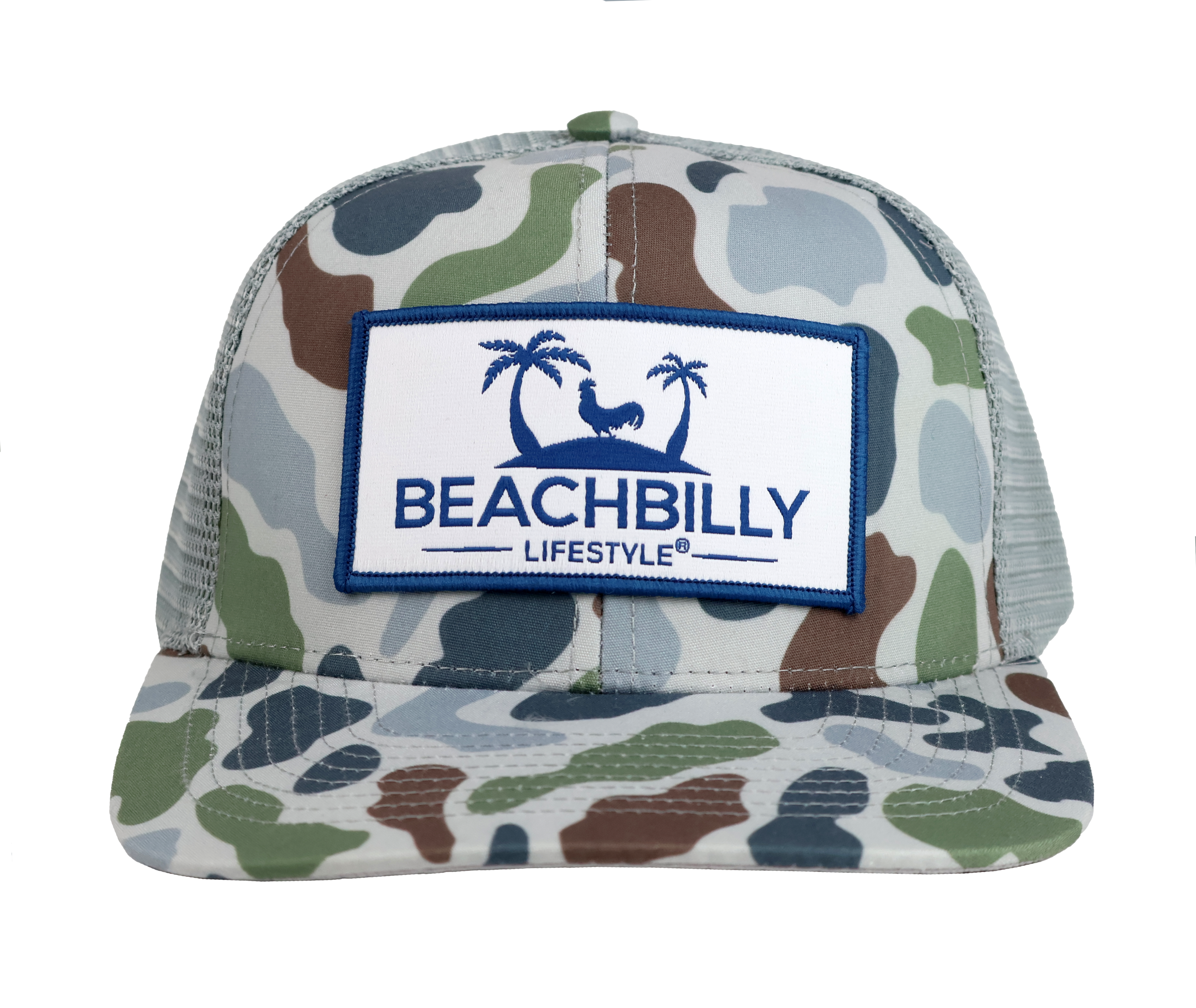 Beachbilly White Patch - Brackish and Smoke Hat