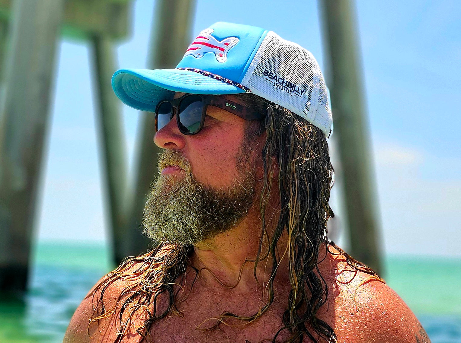 Beachbilly American Angler - Blue Hat