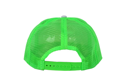 Beachbilly Multicolor Lifestyle Logo - Neon Green Trucker Cap
