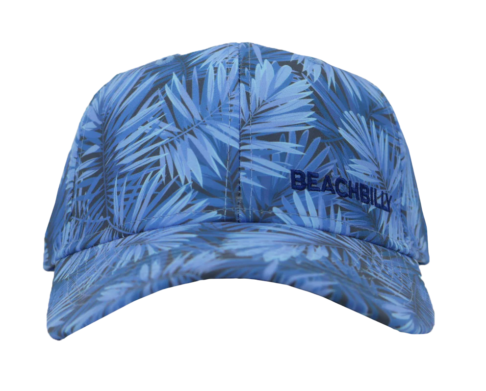 Beachbilly Small Block Logo - Blue Hawaiian Hat