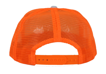 Beachbilly Multicolor Lifestyle Logo - Neon Orange Trucker Cap