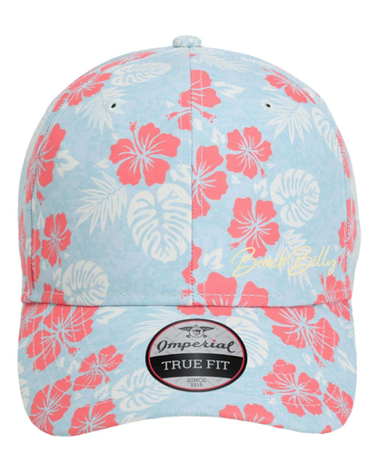 Beachbilly Small Script Logo - Hawaiian Sky Hat