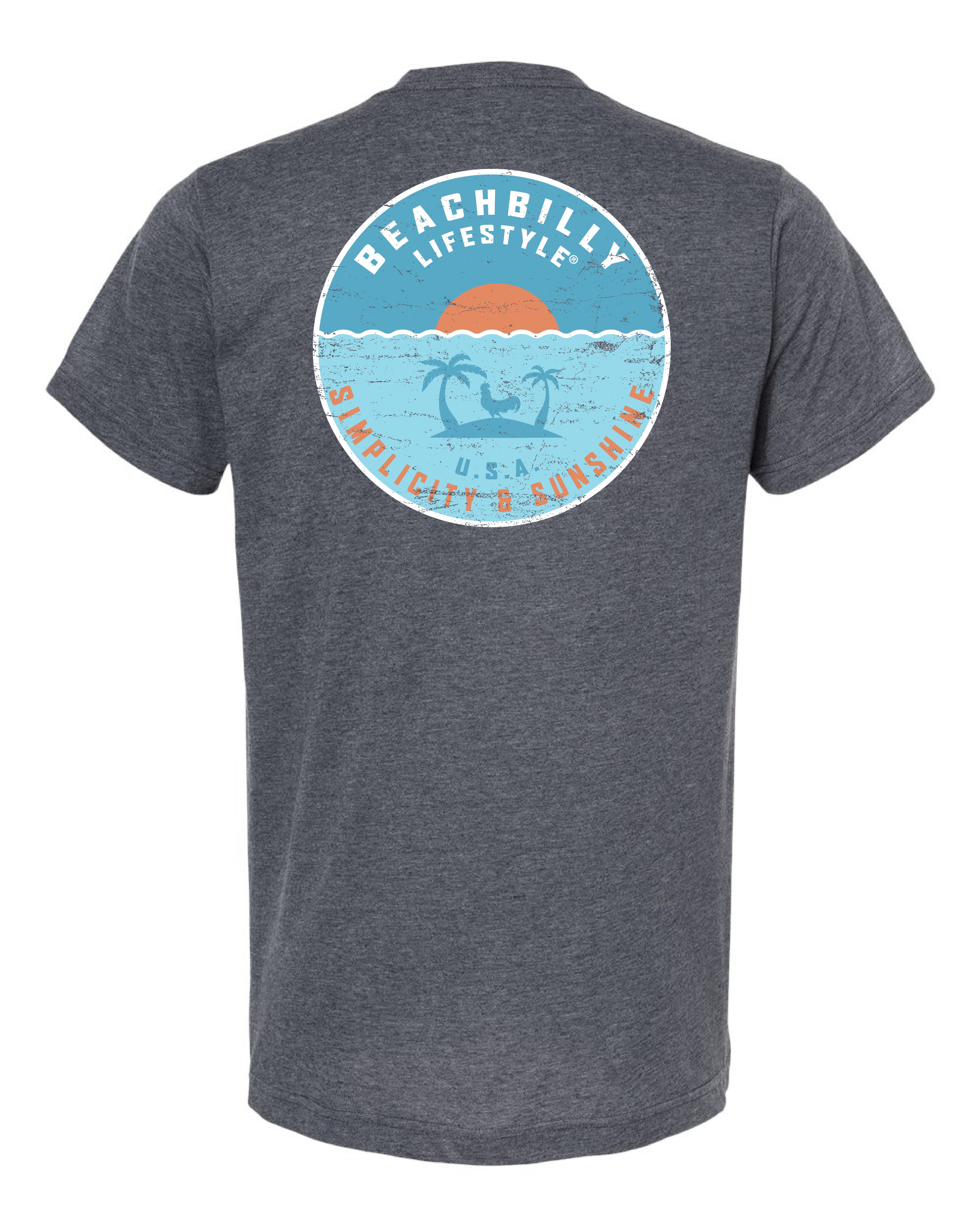 Beachbilly USA Heather Navy