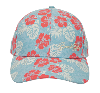 Beachbilly Small Script Logo - Hawaiian Sky Hat