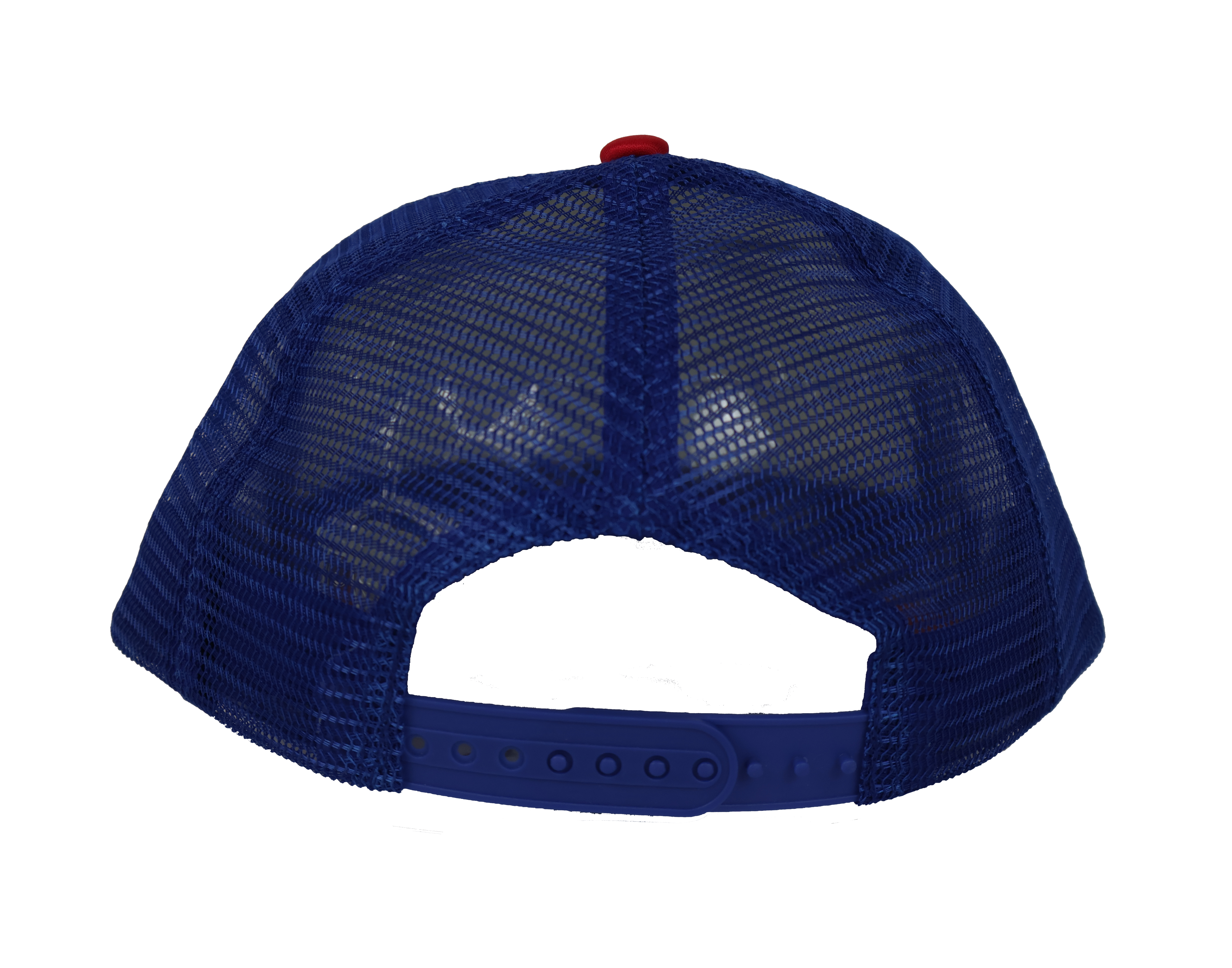 Beachbilly Lil' Cocky Lil' Country Logo - White/Red/Royal Trucker Cap