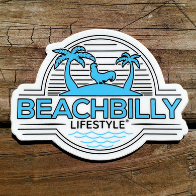 Beachbilly Retro Logo Sticker