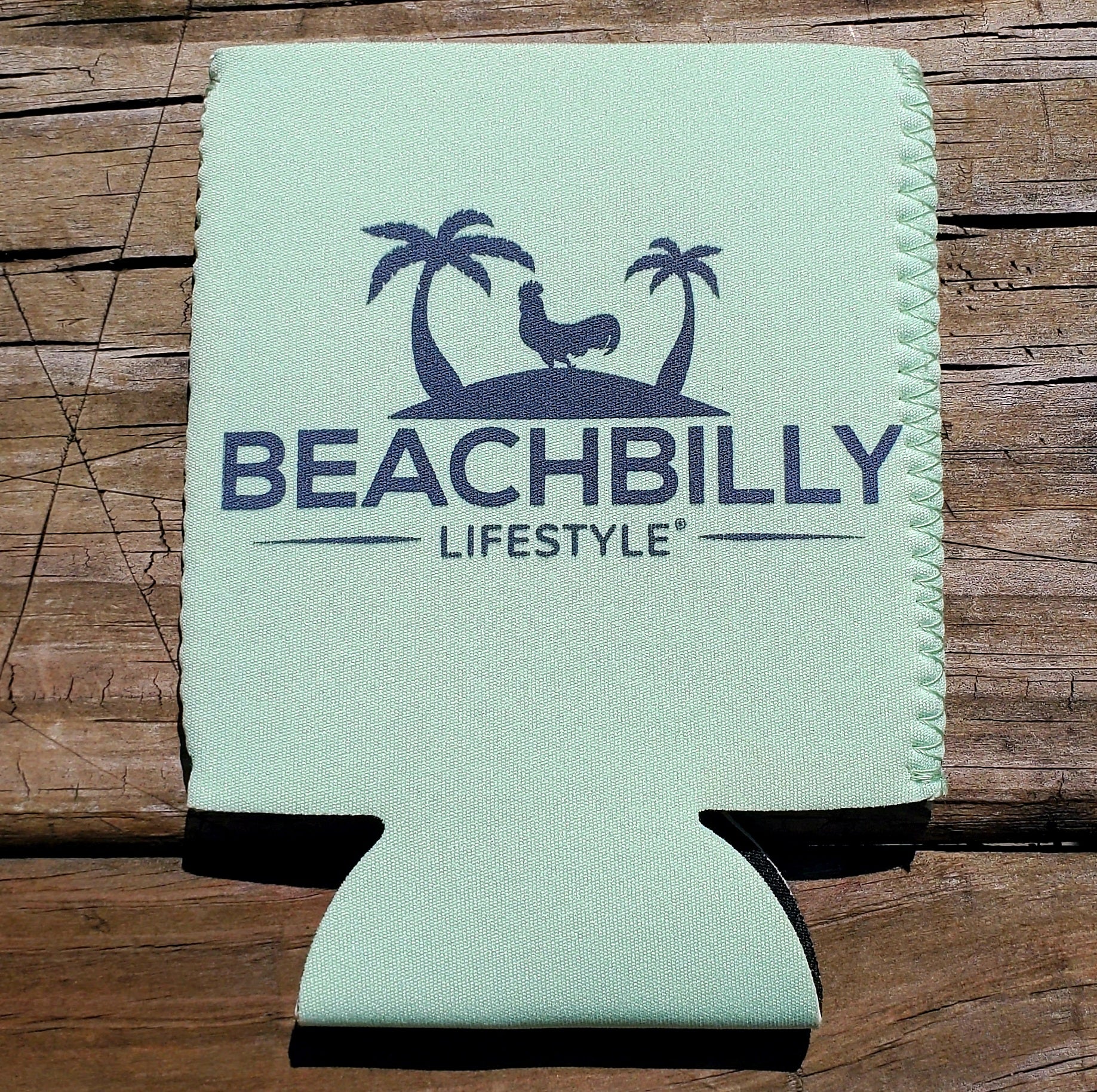 Beachbilly Lifestyle Logo - Mint Koozie